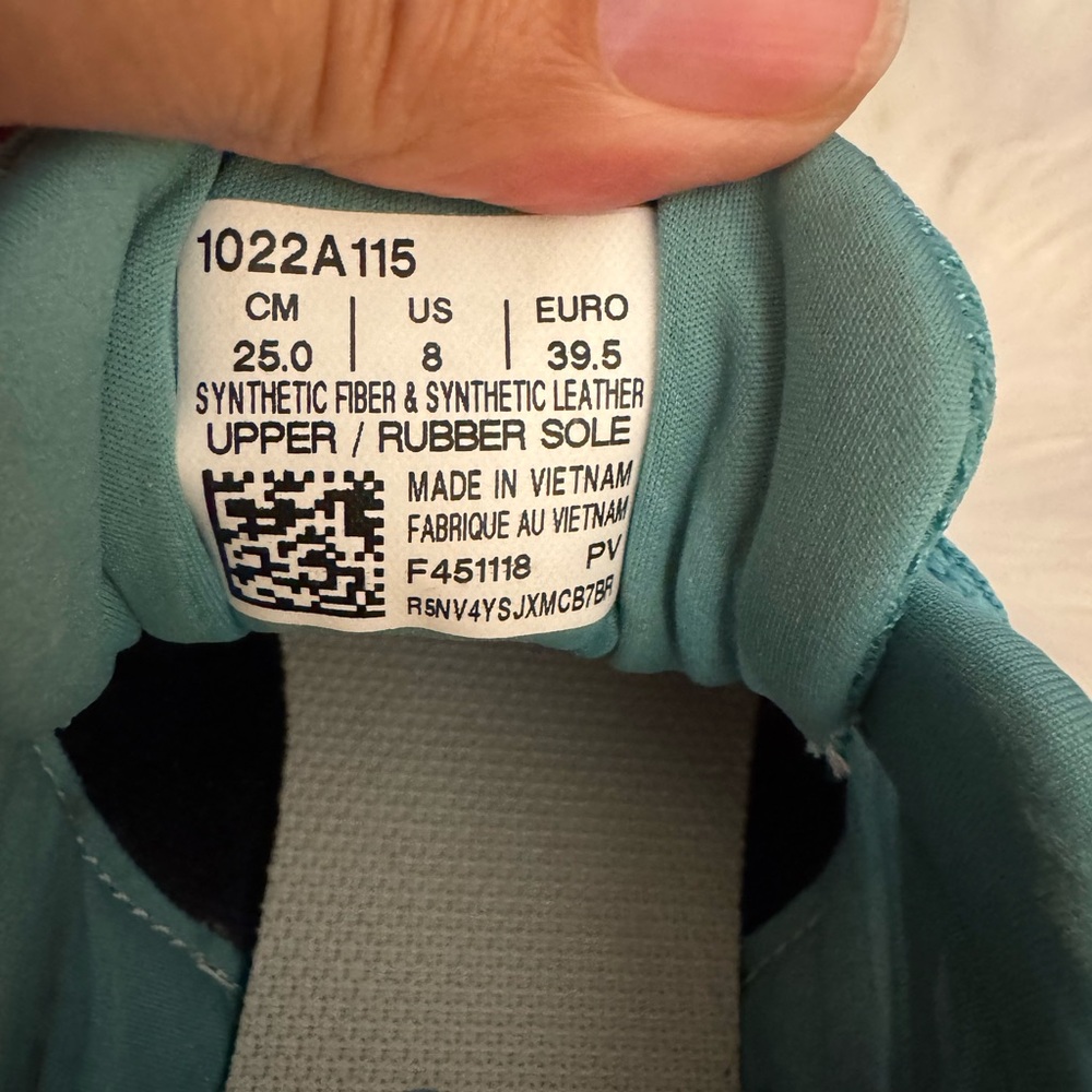 ASICS Women's Teal Running Shoes - Picture 9 of 13